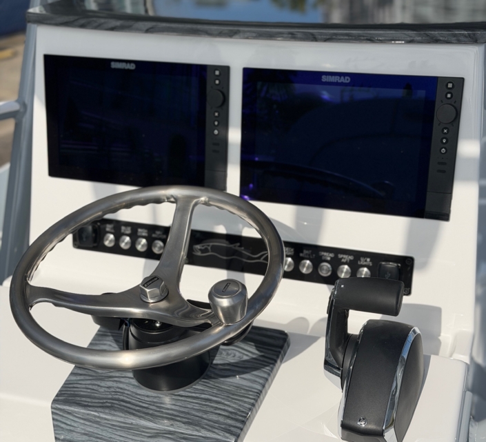 dual simrad 12" screens