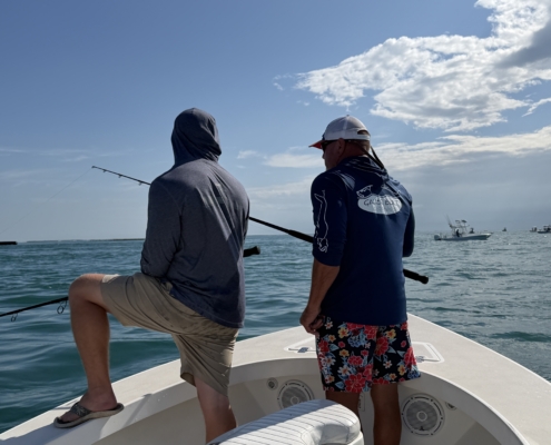 Gause Built boat during Boca Grande tarpon season