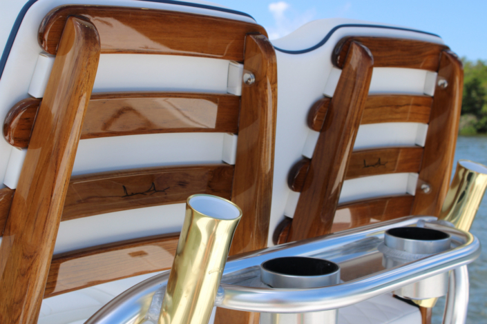 Release Marine Teak Leaning Post