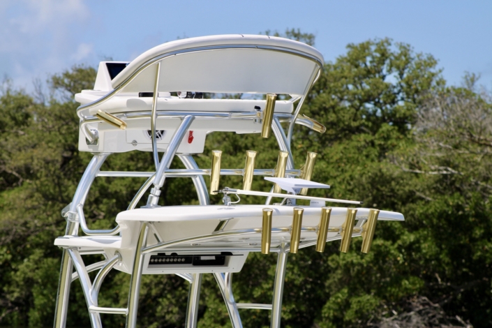 Full Tower with Gold Rod Holders